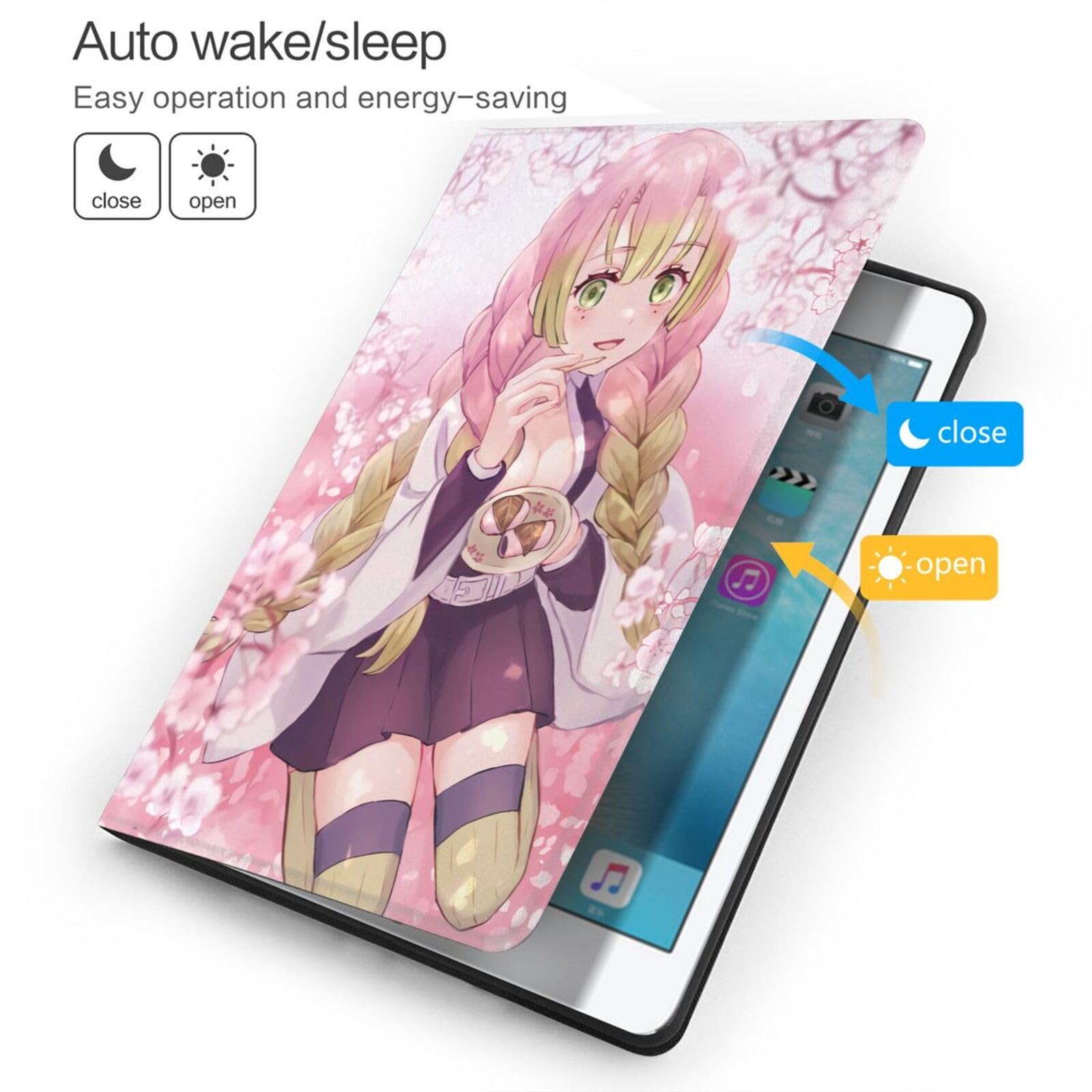 Amazon.co.jp: iPad 10.2 Case, Devil Blades, Kanroji Mitsuri