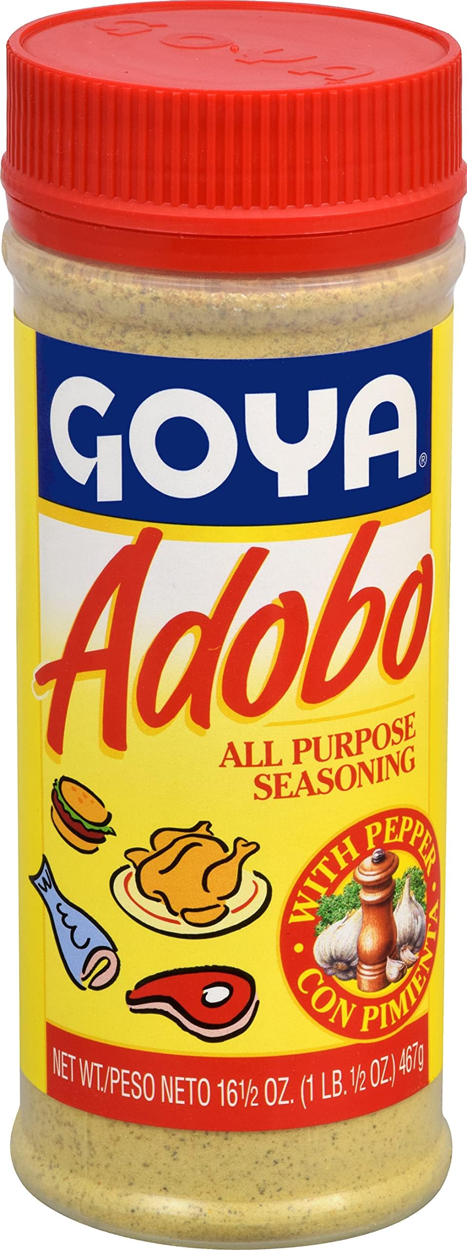 Goya Foods Adobo With Pepper, 16.5 oz