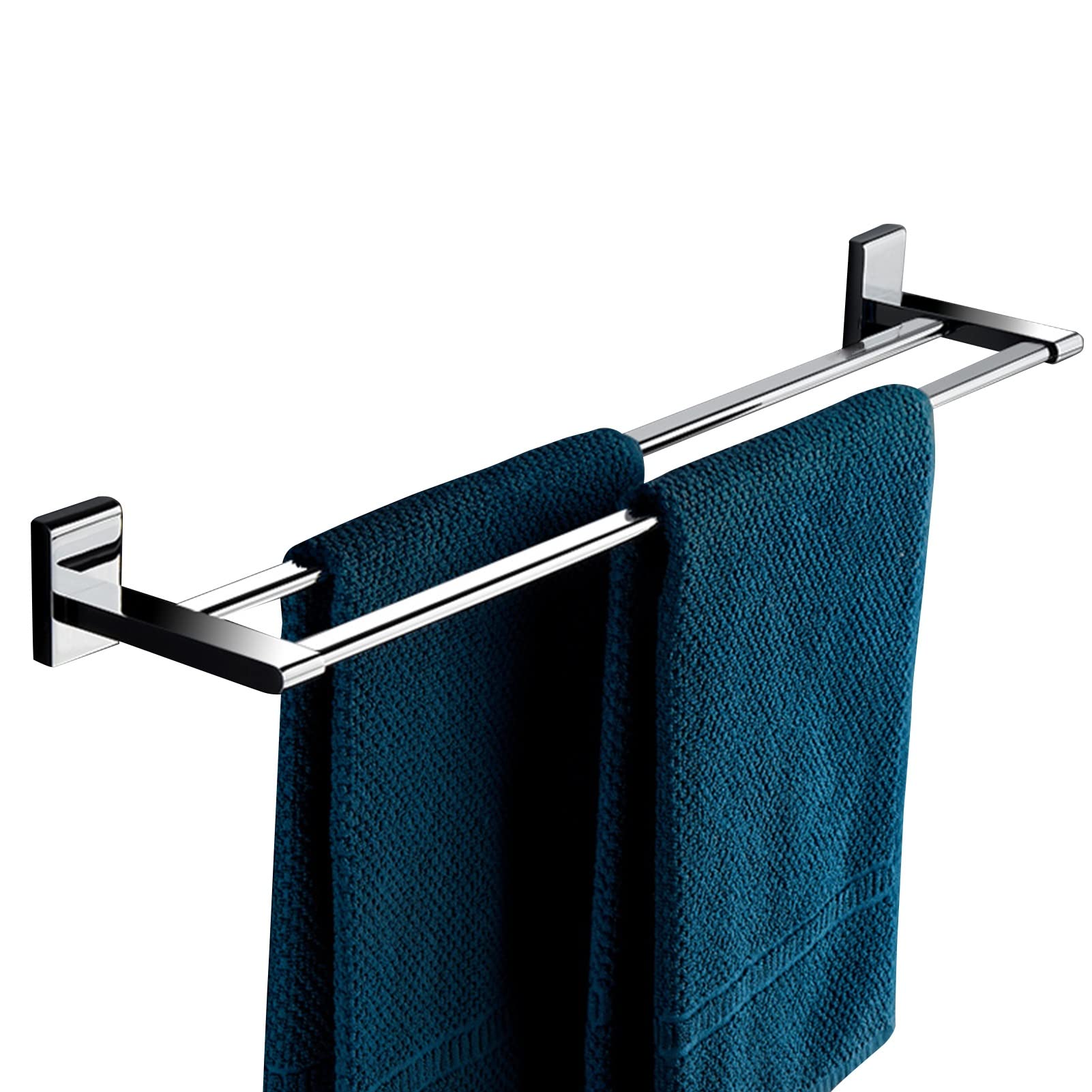Amazon.com: Wall Mounted Towel Bar - Silver All Copper Bath Towel Rod  Bathroom Kitchen Towel Rack Hanger Holder Organizer Space Saver Towel Rail  (Color : Multi-Colored, Size : 40cm) : Home u0026 Kitchen