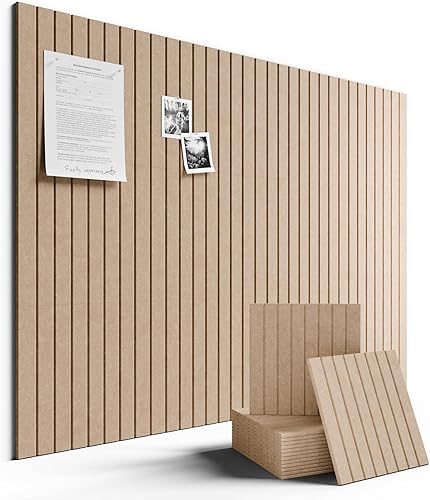 Miniatura 8 de FLUXYNARA - Tablero de anuncios de fieltro 48 x 36 pulgadas, alternativa al corcho, paquete de 12, 70 lengüetas adhesivas, panel de pared grueso