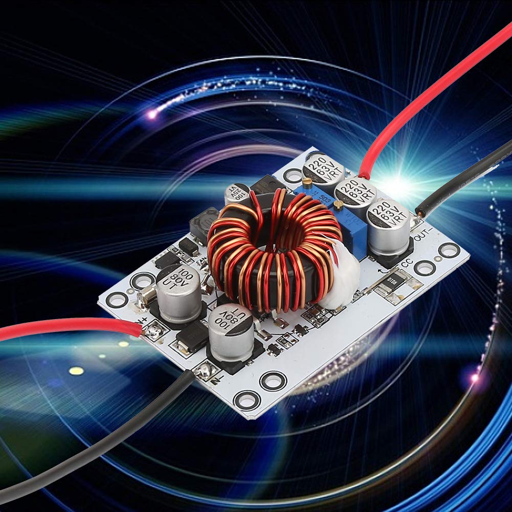 Boost Converter,DCDC 10A 180W Boost Converter 10.5-70V to 2.5-58V Step Up Down Power Supply Module,for High Stability and Performance
