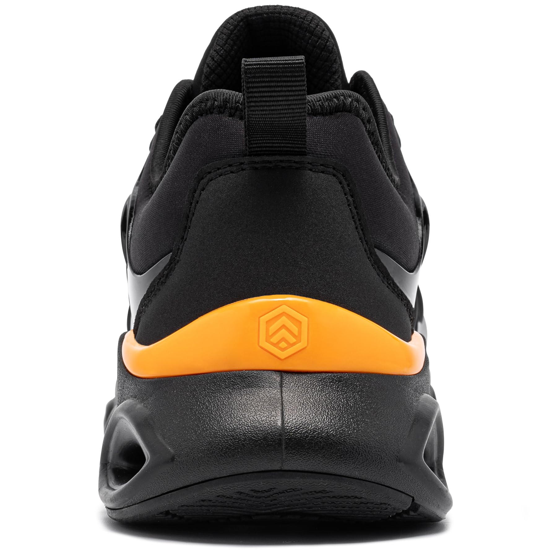 LARNMERN Chaussures de Sécurité Femme Embout Acier Respirante Orange 40 EU