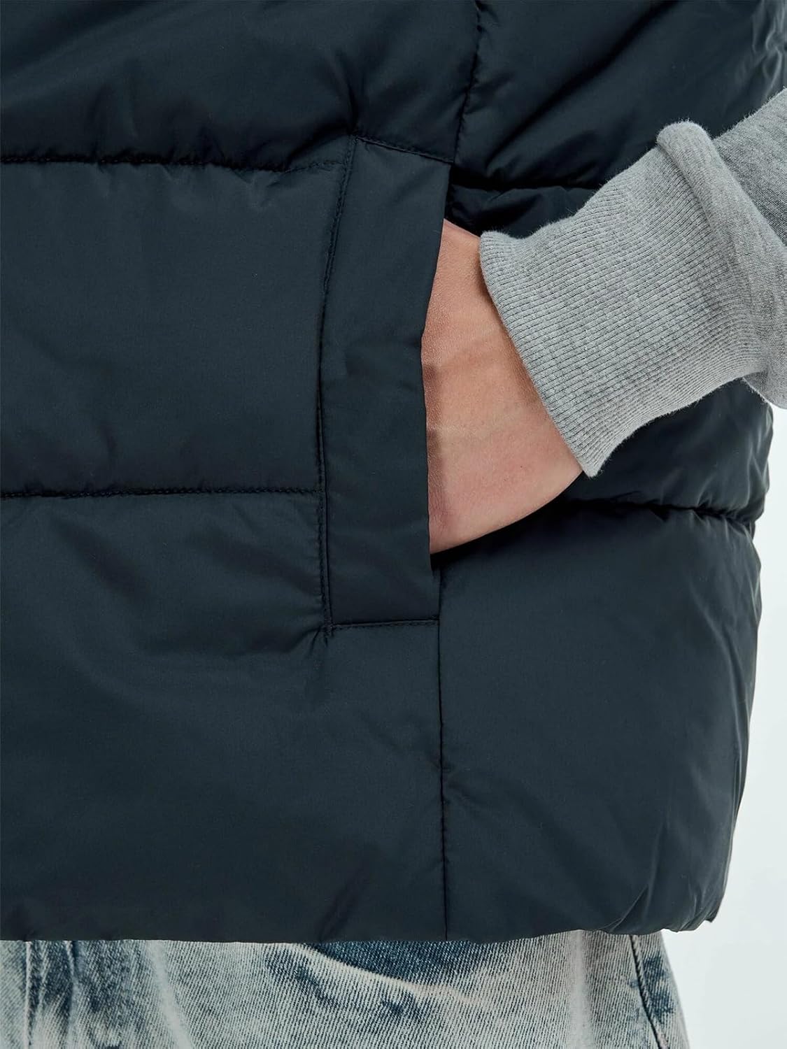 Men's Puffer Vest Winter Warm Outerwear Lightweight Water-Resistant M to 3XL - Image 6