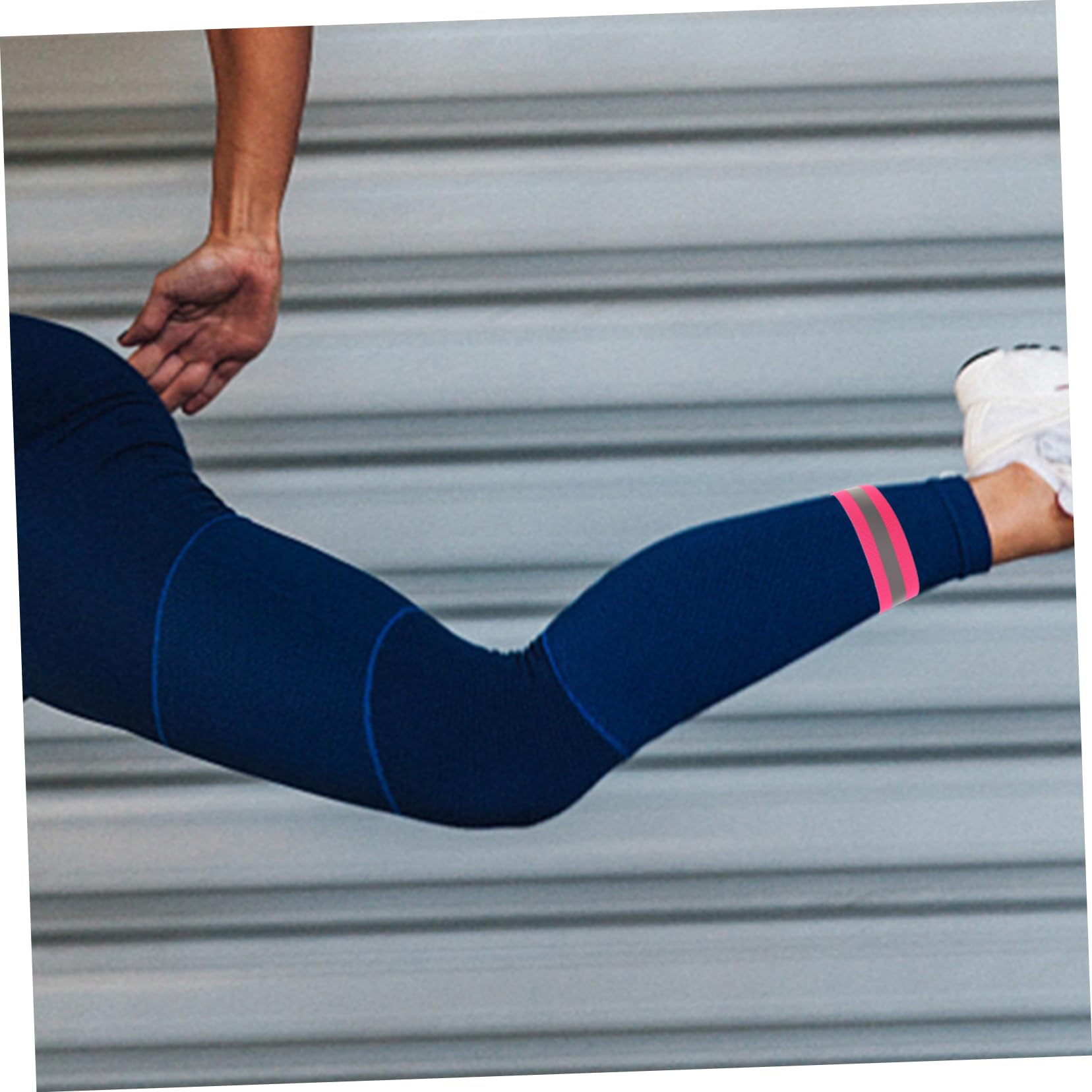 POPETPOP 4Pcs Reflective Bands for Night Running Elastic Wrist and Ankle Straps High Visibility Safety Gear for Outdoor Activities Multiple Vibrant Colors