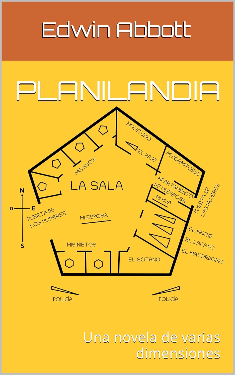 portada del libro clásico de ciencia ficción Planilandia, de Edwin A. Abbot