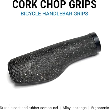 Portland Design Works Cork Chop Grips, Bicycle Handlebar Grips