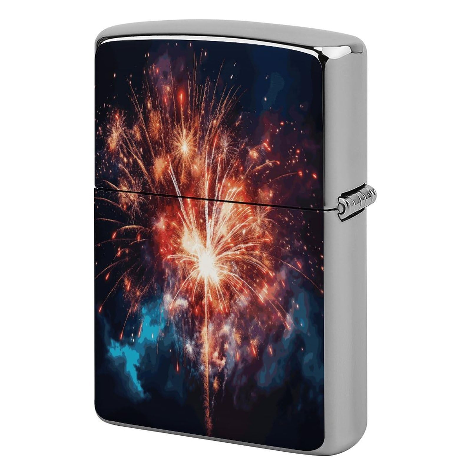 Fodpand Style Explosion Firework Metal Lighter Case Cover Lighter Sleeve