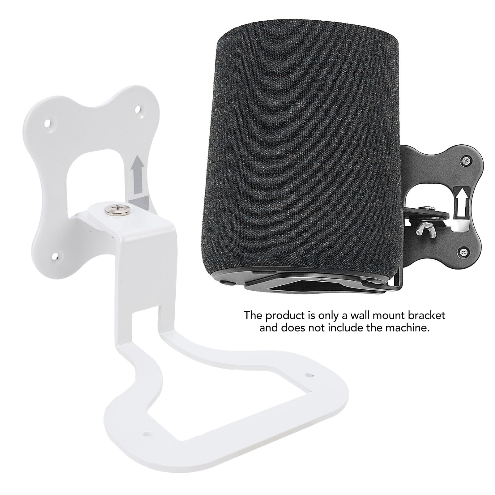 Soporte de Pared para Altavoz, Soporte Metálico Ajustable (Blanca)