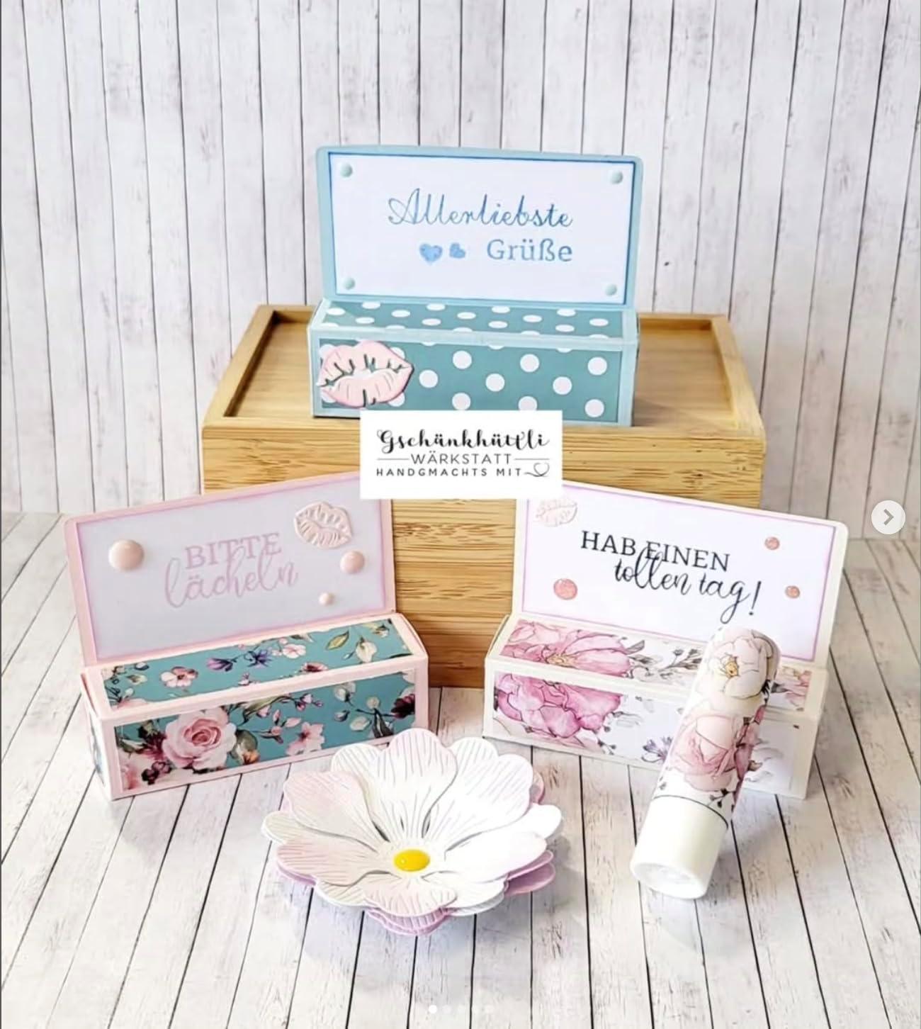 Gift Lip Balm Box Metal Cutting Die Cut for for Paper Craft Handmade Gifts Packaging DIY Lipstick Case Arts Template from Alina Crafts