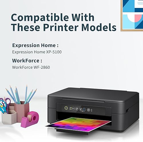 Miniatura 2 de 202XL - Cartuchos de tinta de repuesto para impresora Epson 202 XL T202XL 202 XL T202XL para impresora Expression Home XP-5100 Workforce WF-2860 (2