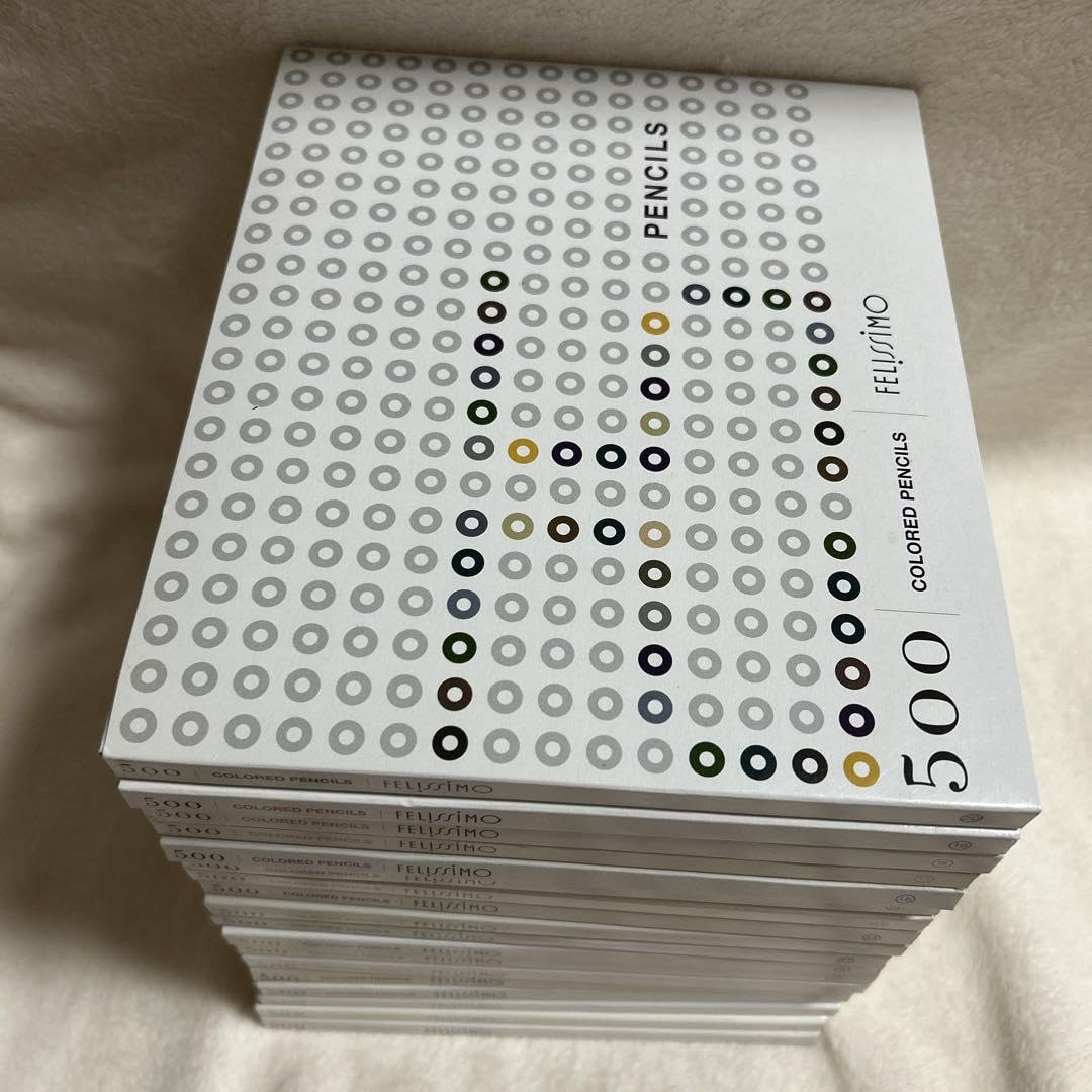 Amazon.co.jp: フェリシモ 色鉛筆 500色の色鉛筆 8,10のみ欠 : 文房具