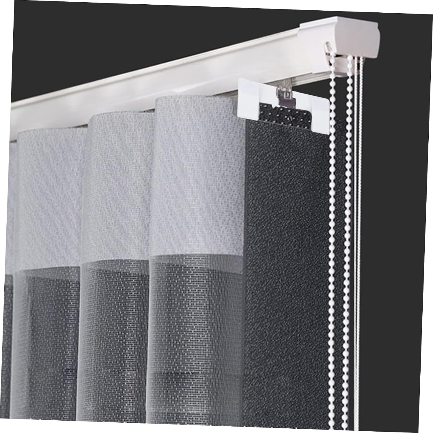 Zerodeko 40pcs Vertical Blind Repair Tabs Blind Replacement Slats Easy Install Window Accessories