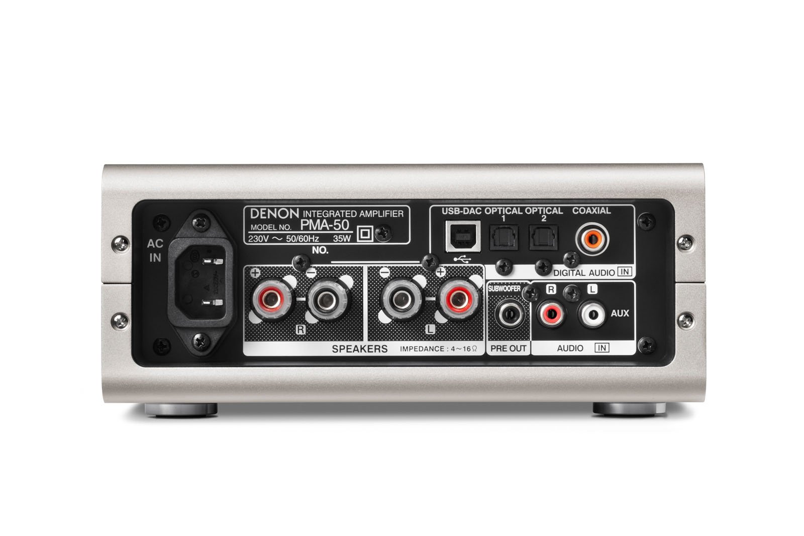 Denon PMA-50 Design Series versterker (Bluetooth, USB-DAC, Digtal