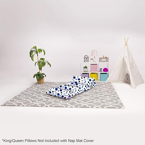 Miniatura 7 de Funda de almohada de suelo para niños, fundas de cojín y tumbona de primera calidad para almohadas (almohadas King no incluidas), regalos para niñas