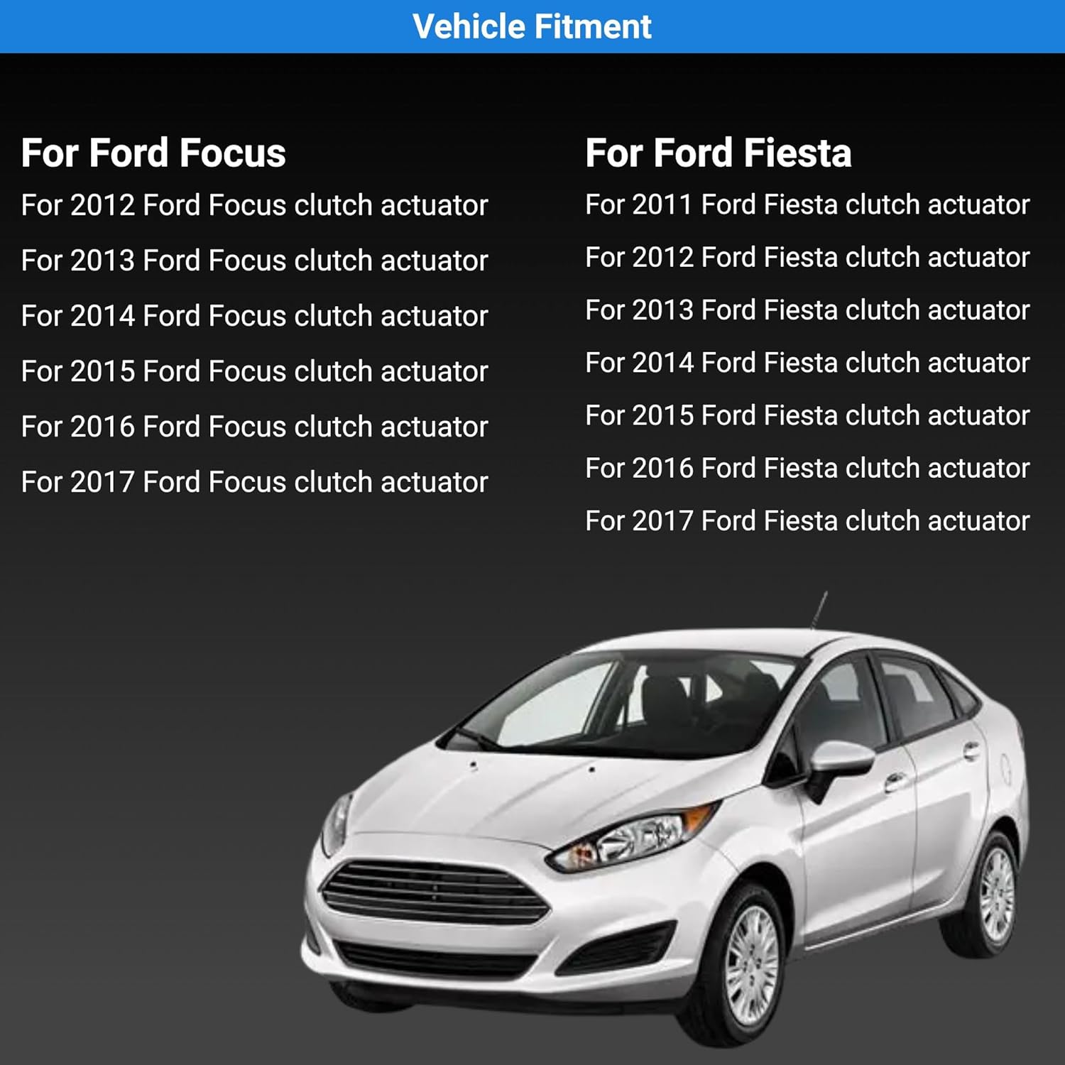 AE8Z-7C604-A Transmission Clutch Actuator + Clutch Motor Unlock Tool for 2011-2019 Ford Fiesta, for 2011-2018 Ford Focus AE8Z-7C604 AE8Z7C604A