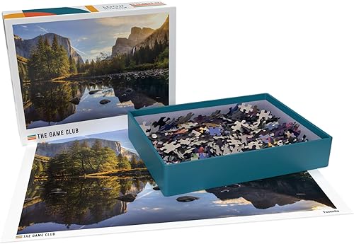 Miniatura 4 de The Game Club - Paquete de rompecabezas de Parque Nacional - Dos rompecabezas de 1000 piezas de Yosemite y Grand Teton National Park - Diversión