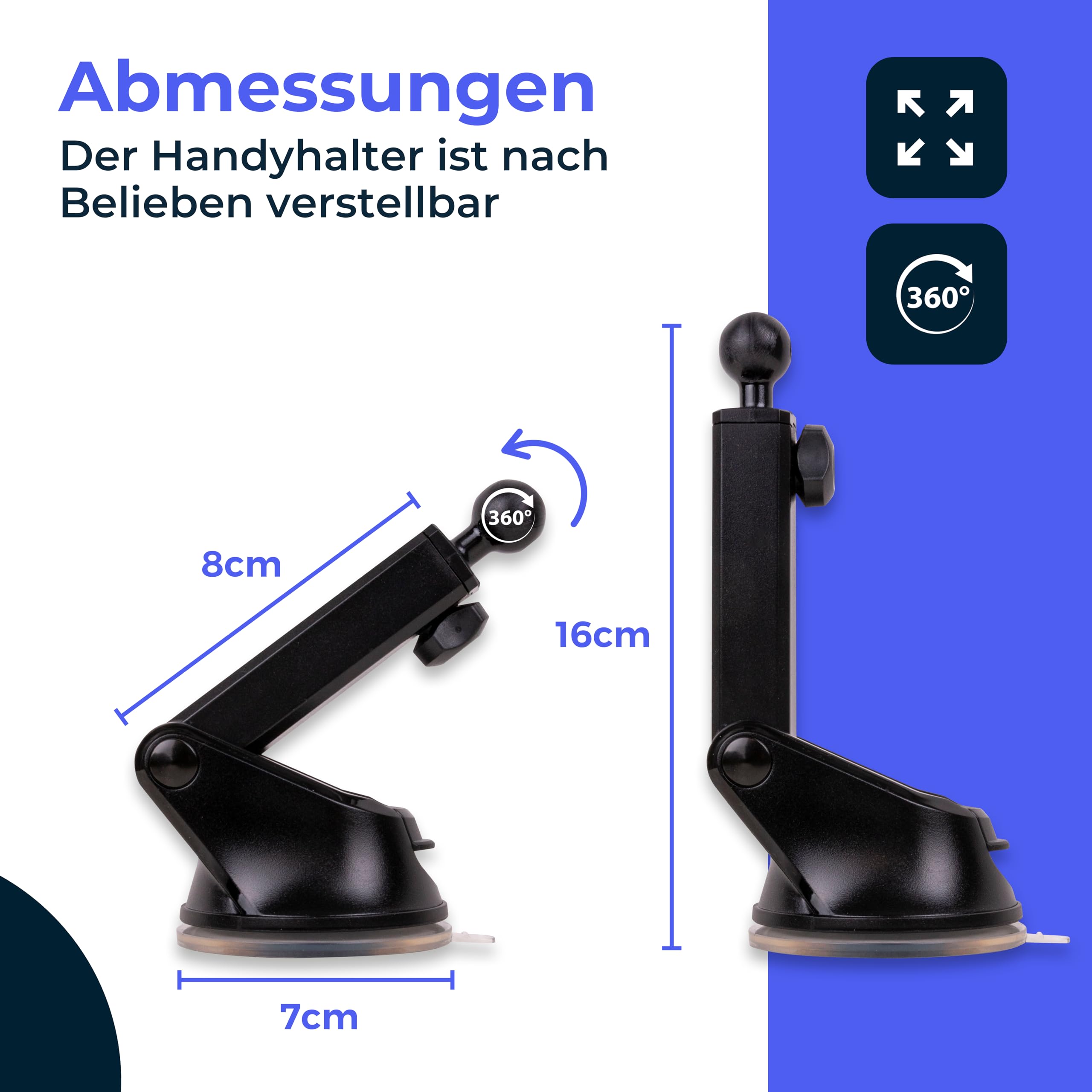 Wegman Handyhalterung Auto mit Ladefunktion 15W Qi, Smartphone Halterung Auto für Lüftung, Armaturenbrett & Windschutzscheibe (inkl Ladegerät & USB C Kabel) MagSafe Autohalterung, KFZ Handy Halterung
