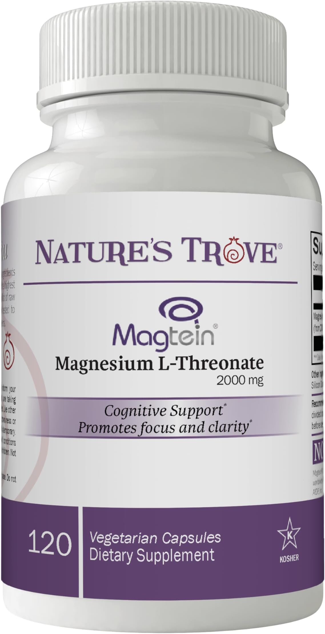 Amazon.com: Magnesium L-Threonate Capsules for Brain & Sleep and Memory ...