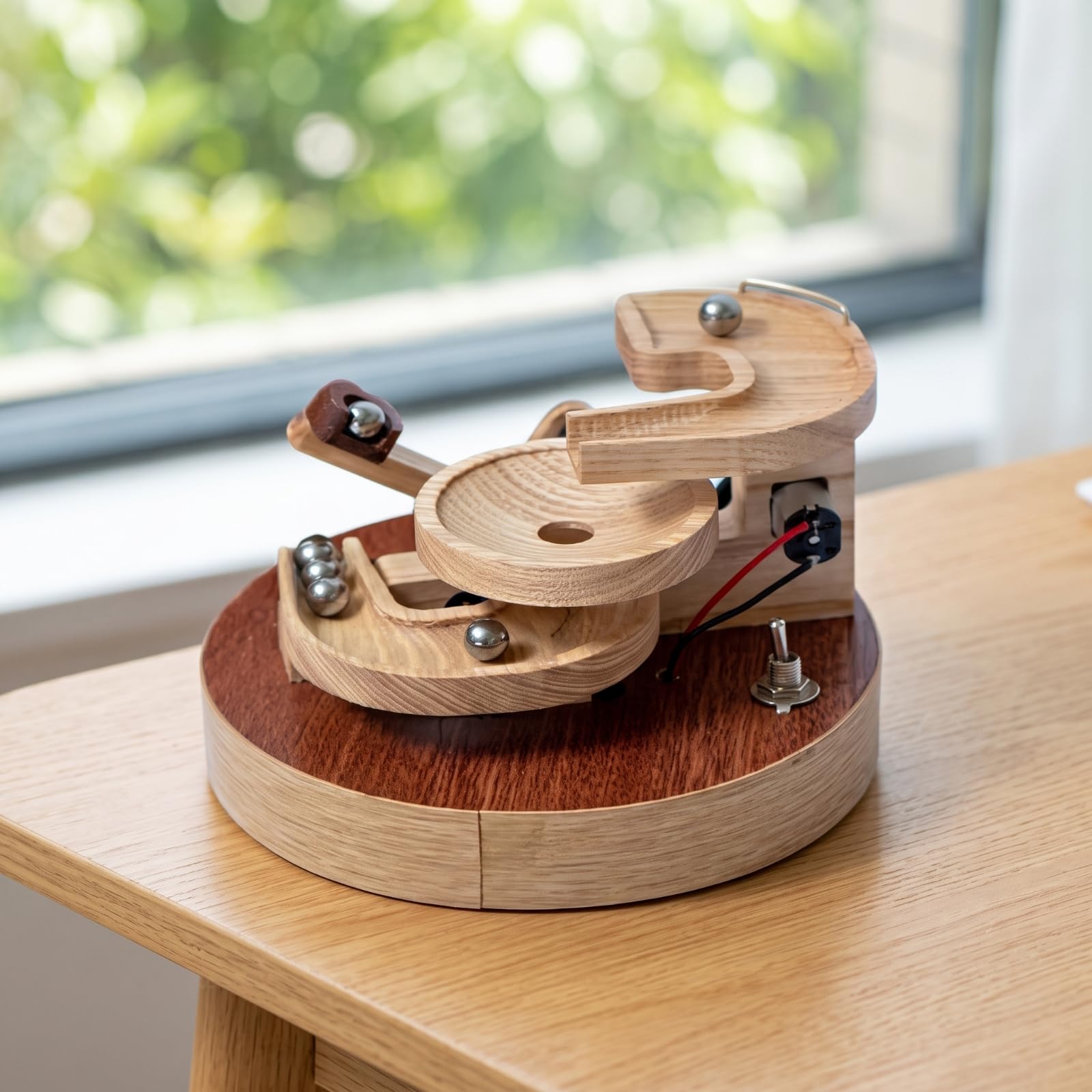 Macchina per Biglie in Legno Sensoriale
