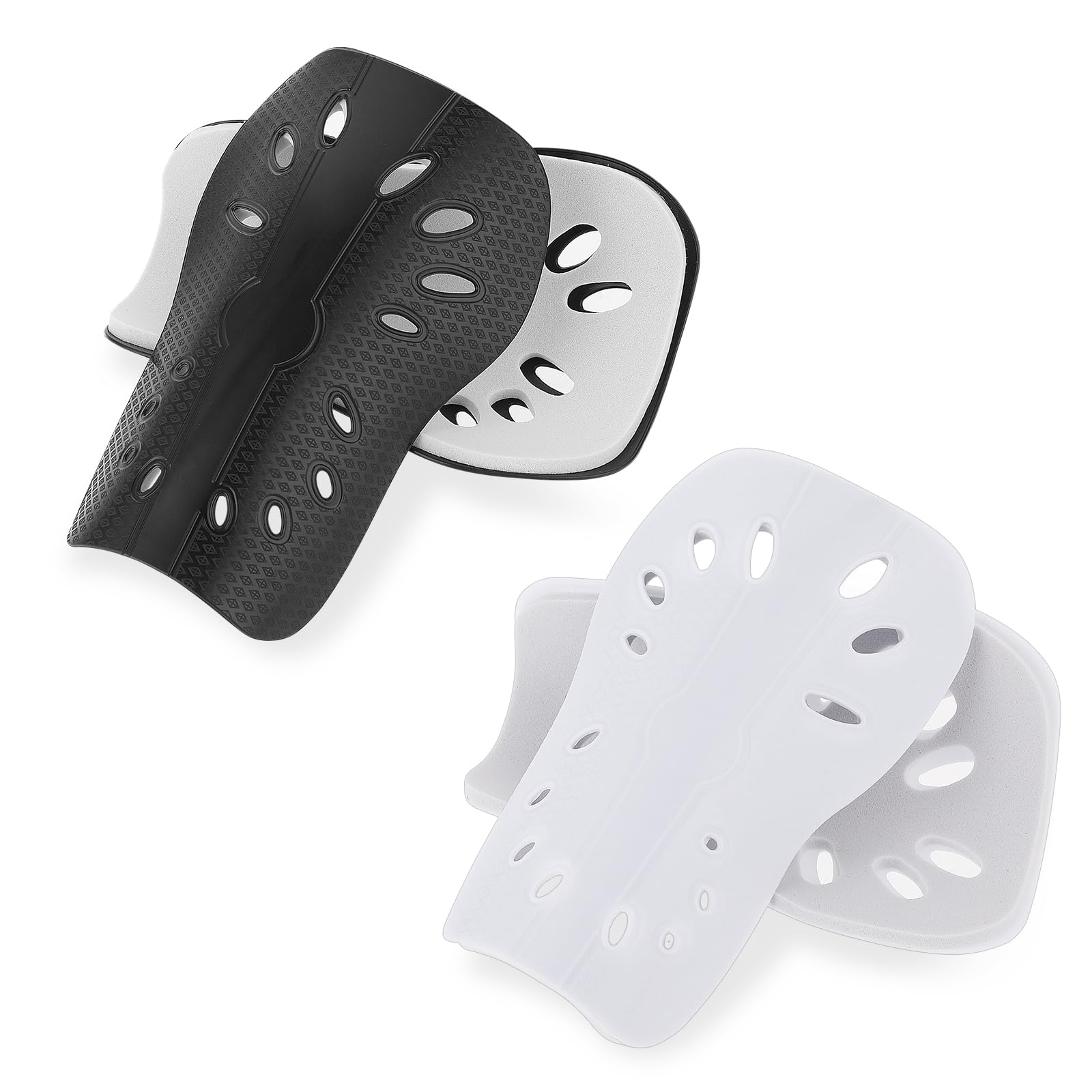 Molain 2 Pairs Soccer Shin Guards, Lightweight and Breathable Shin Guard Sleeves Adults and Kids Calf Shin Guards Protective Equipment Shin Guards for Men Women