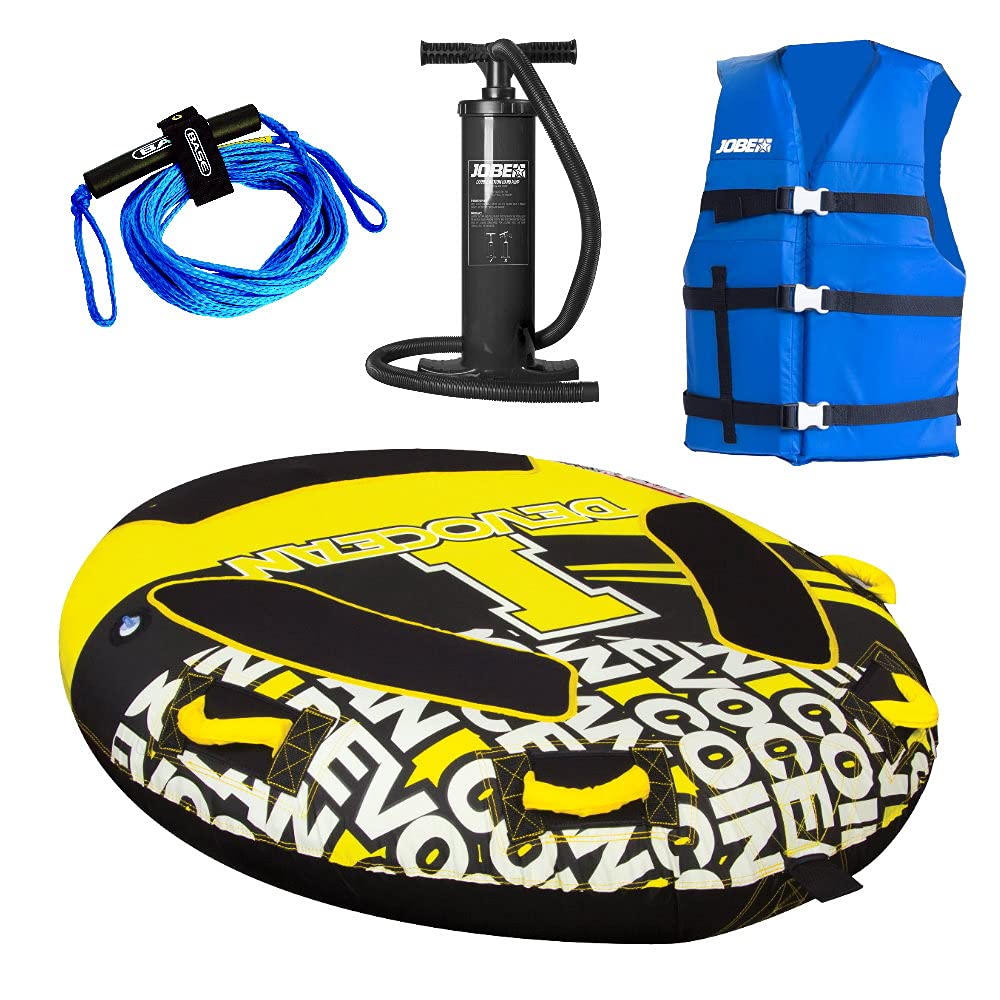 Devocean Jobe Breeze/Coin 1 persoen Tube Scheibe Towable Deck Tube Package