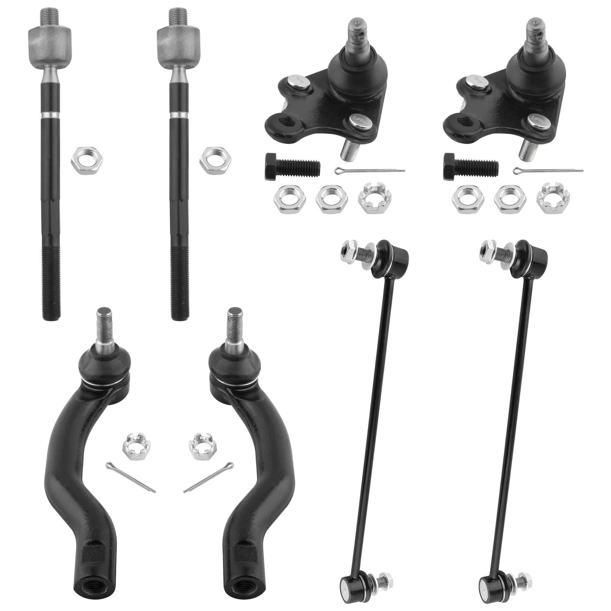 Amazon.com: BOXI 8pcs Front Lower Ball Joints Sway Bar Links Inner