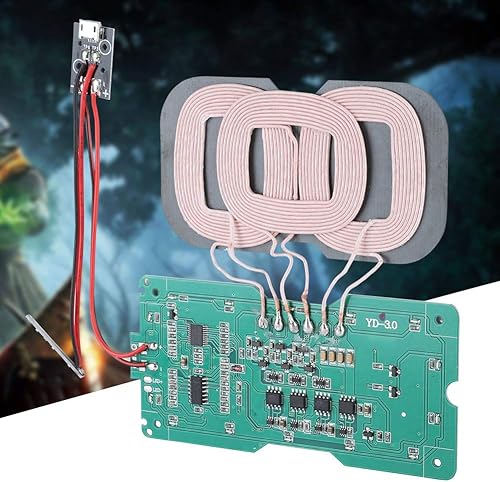 Miniatura 6 de BAFOVY Standard Wireless Charger, 3 Coil Transmitter Module High Efficiency Charging with Multi Protection for Compatible Phones