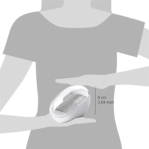 Miniatura 6 de Omada Diseño 5,91 pulgadas rallador con hoja extraíble, blanco interior y exterior de color, línea de moda