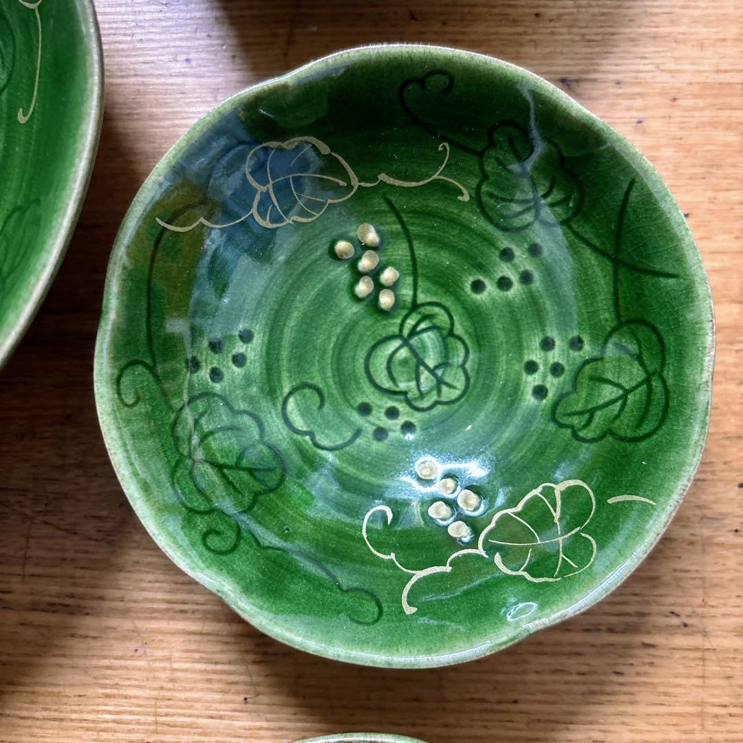 織部鉢 常設展示中&オンライン販売中】 塚本友太さん作 ＊丼鉢/緑 塚本友太