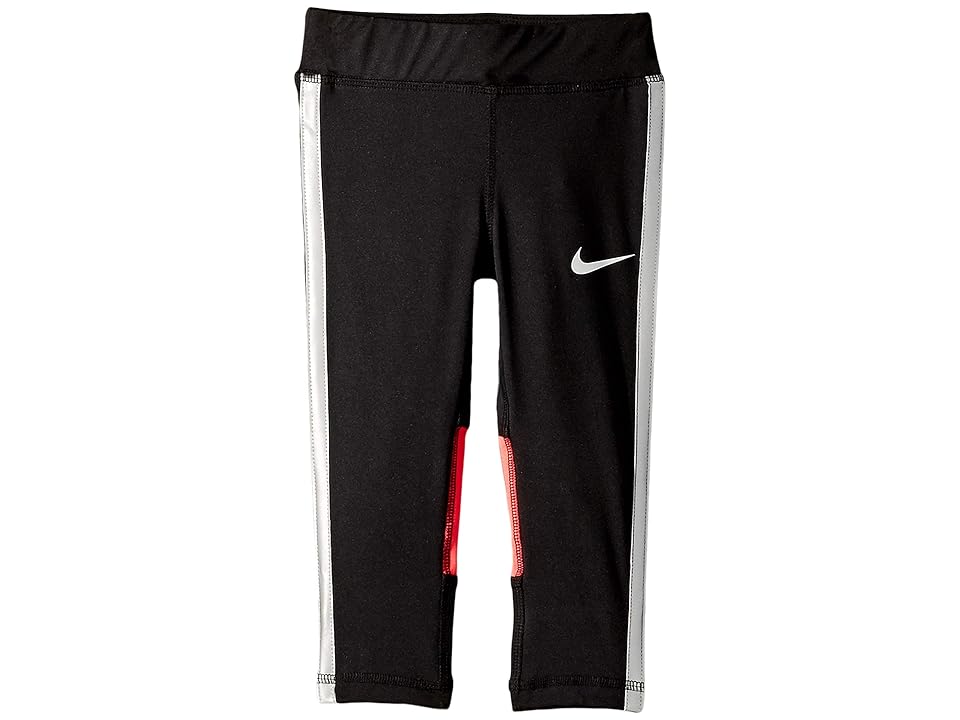 

Nike Kids Dri-FIT Performance Leggings (Toddler) (Black) Girl's Casual Pants