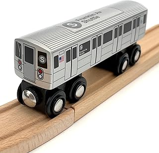 MUNI PALS Munipals MP01_11FS Wooden Subway Train New York City MTA NYC- S-Franklin Avenue Shuttle R68 S Train
