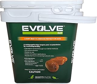 Evolve Rat Birth Control Soft Bait Sausages – 6 lbs | Scientifically Proven Rat Population Control | Not a Poison, Eco-Conscious, Long-Term Population Management