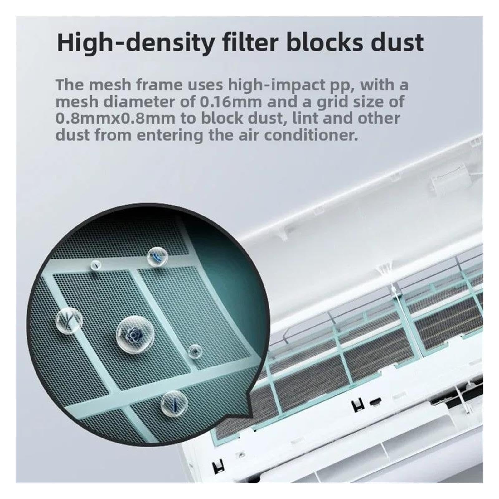 Filtro De Aire Acondicionado,Compatible con Gree 29.2X29.2 32X25.5