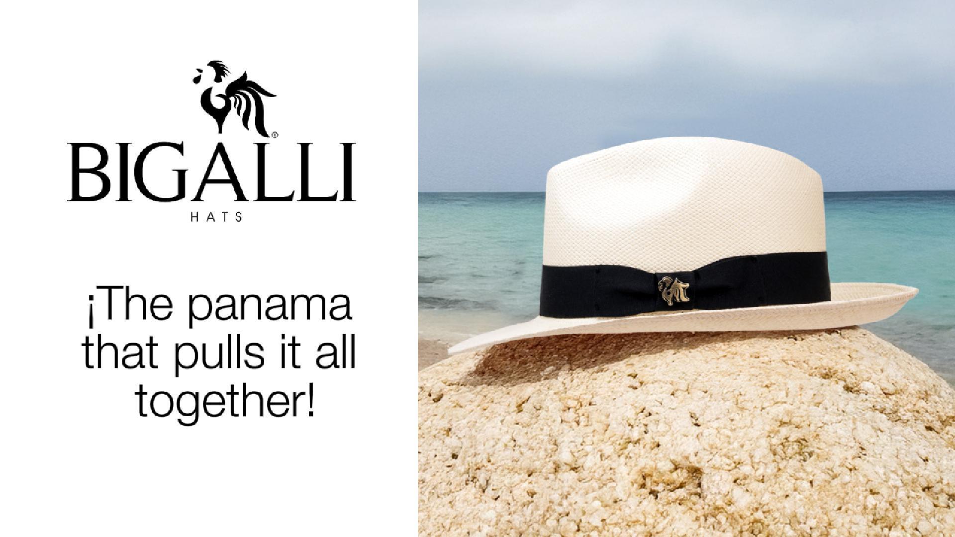 Bigalli Classic Straw Panama Hat for Men & Women – Toquilla Grade