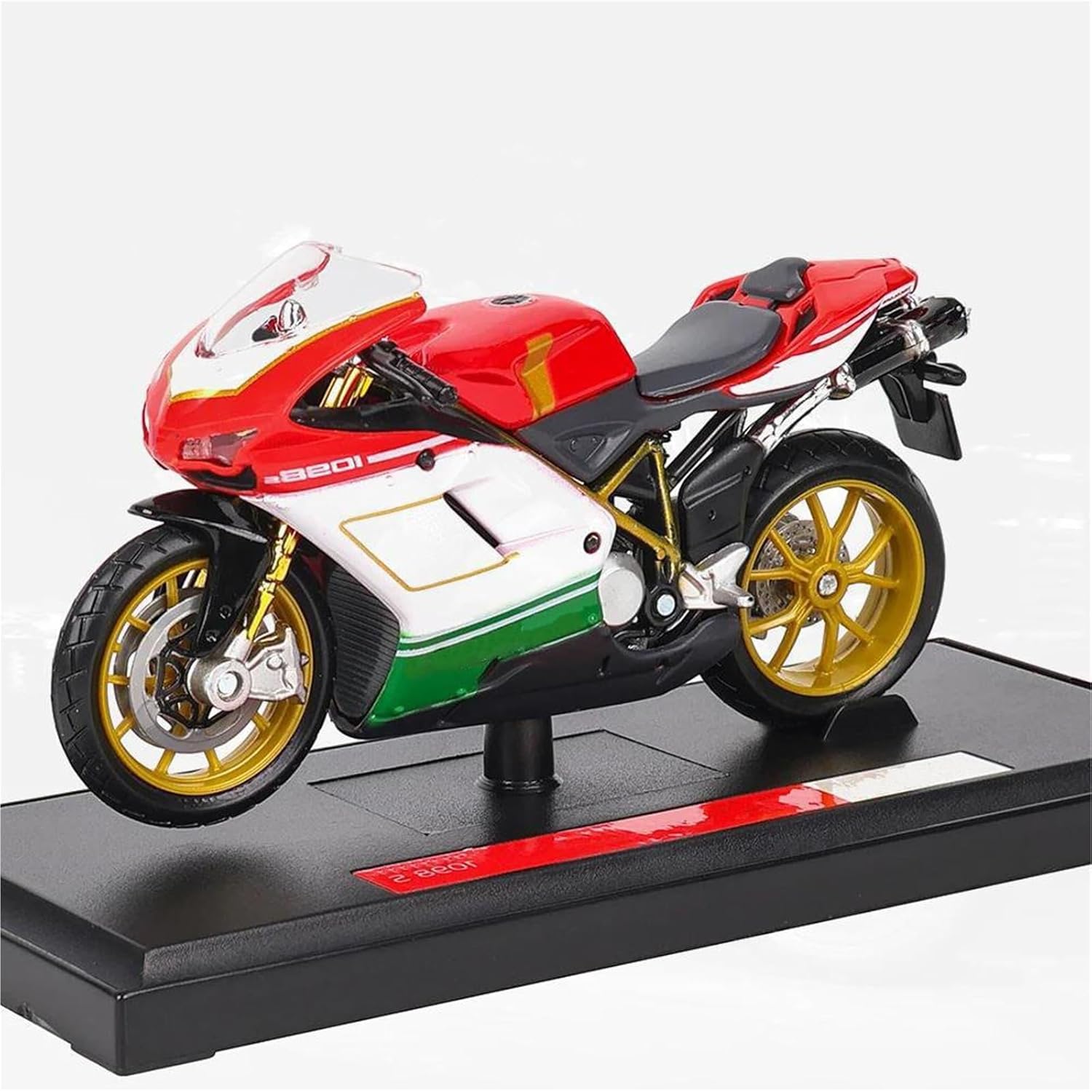 Collection 1/18 Motorcycle Model Diecasts Portable Racing Finger Motobike Simulation Collection Toys for Ducati 1098 S