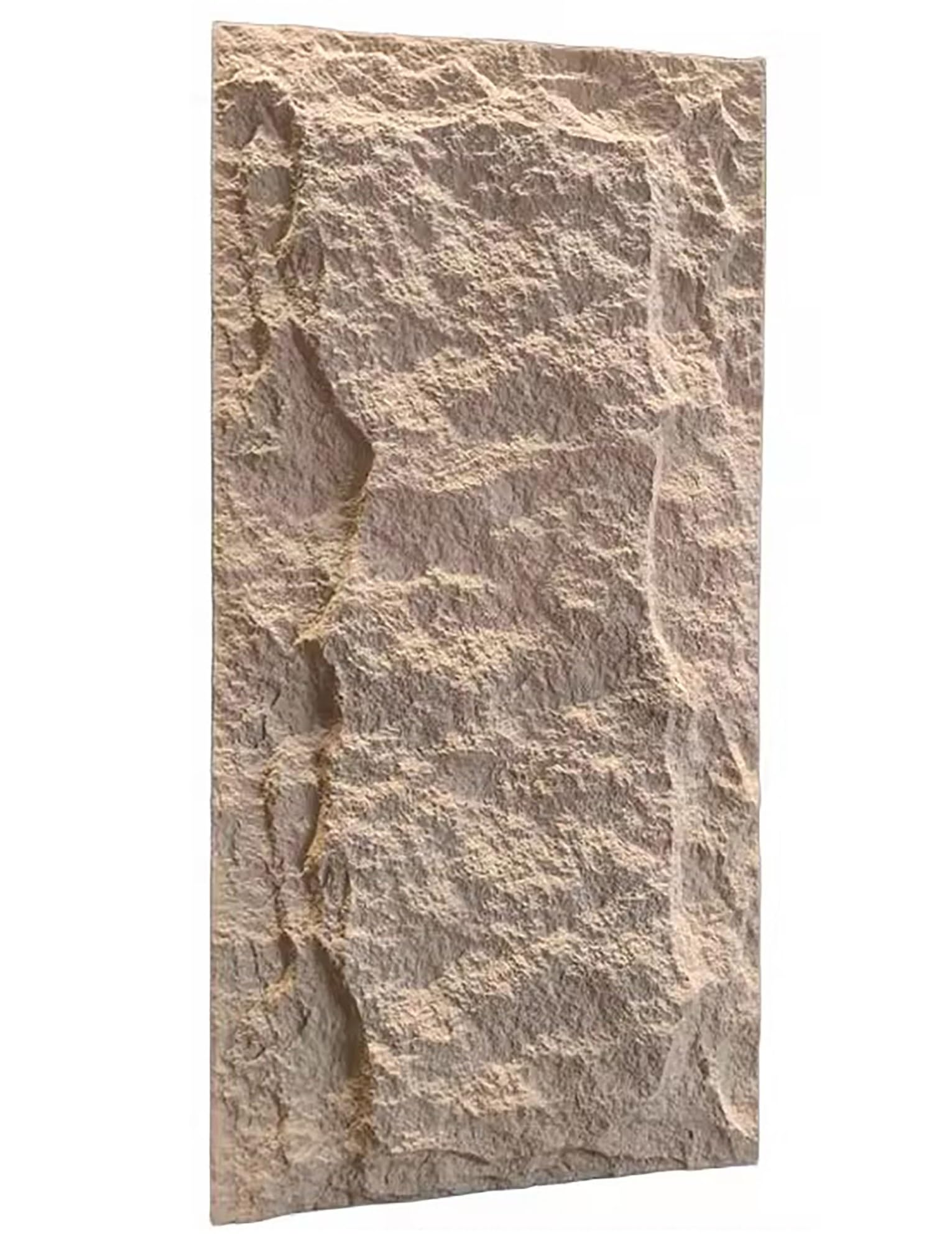 3 paneles de pared de piedra sintética 3D sin juntas, imitación piedra, revestimiento ligero for decoración de paredes interiores y exteriores(H)