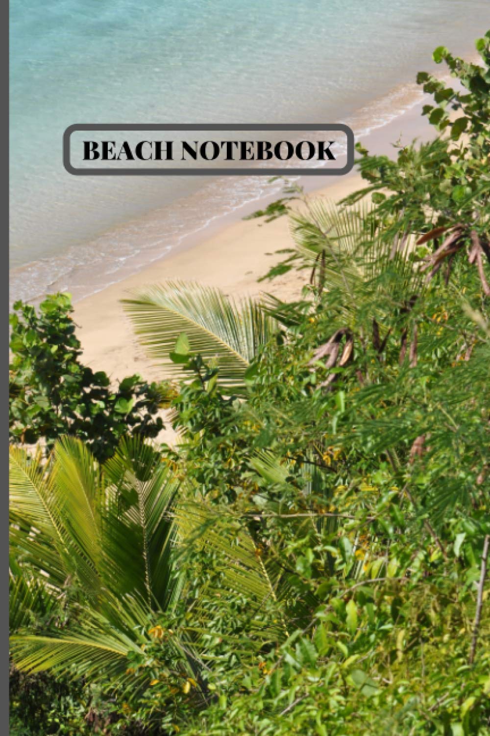 Notebook: Blue sea waves