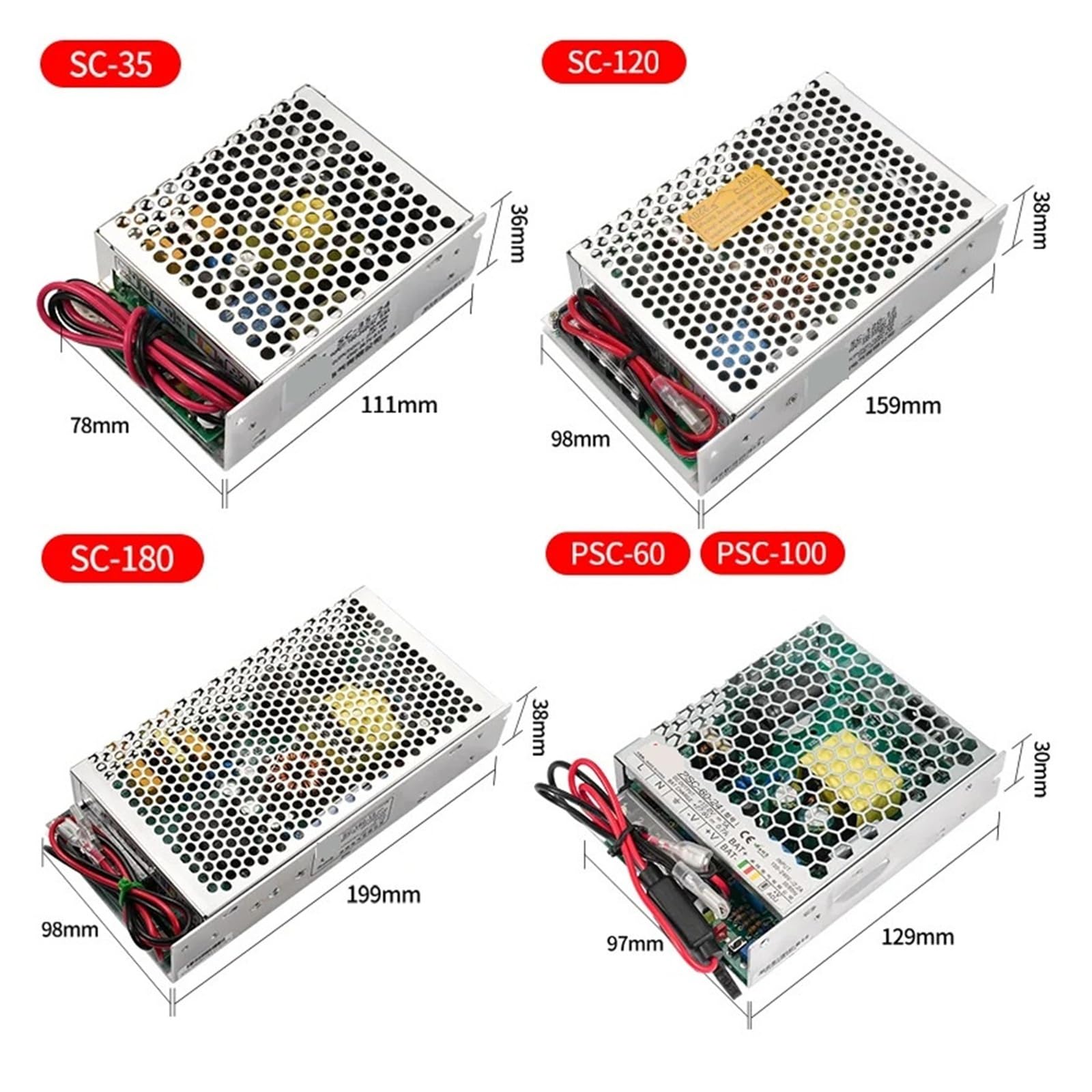 Zasilacz UPS O Mocy 35 W–300 W Z Funkcją Ładowania Wysoka stabilność | Transformator przemysłowy 12V 24V AC/DC do drukarki 3D, radia(24V,300W)