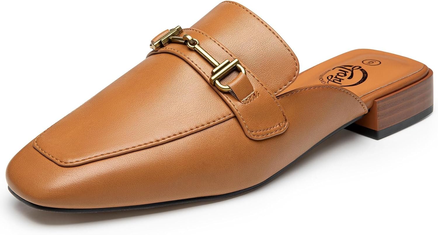 【新品】Bit Square-Toe Mules 38サイズ Square Toe Mule Tan - Sample Size 37 – BellsandBecks.com