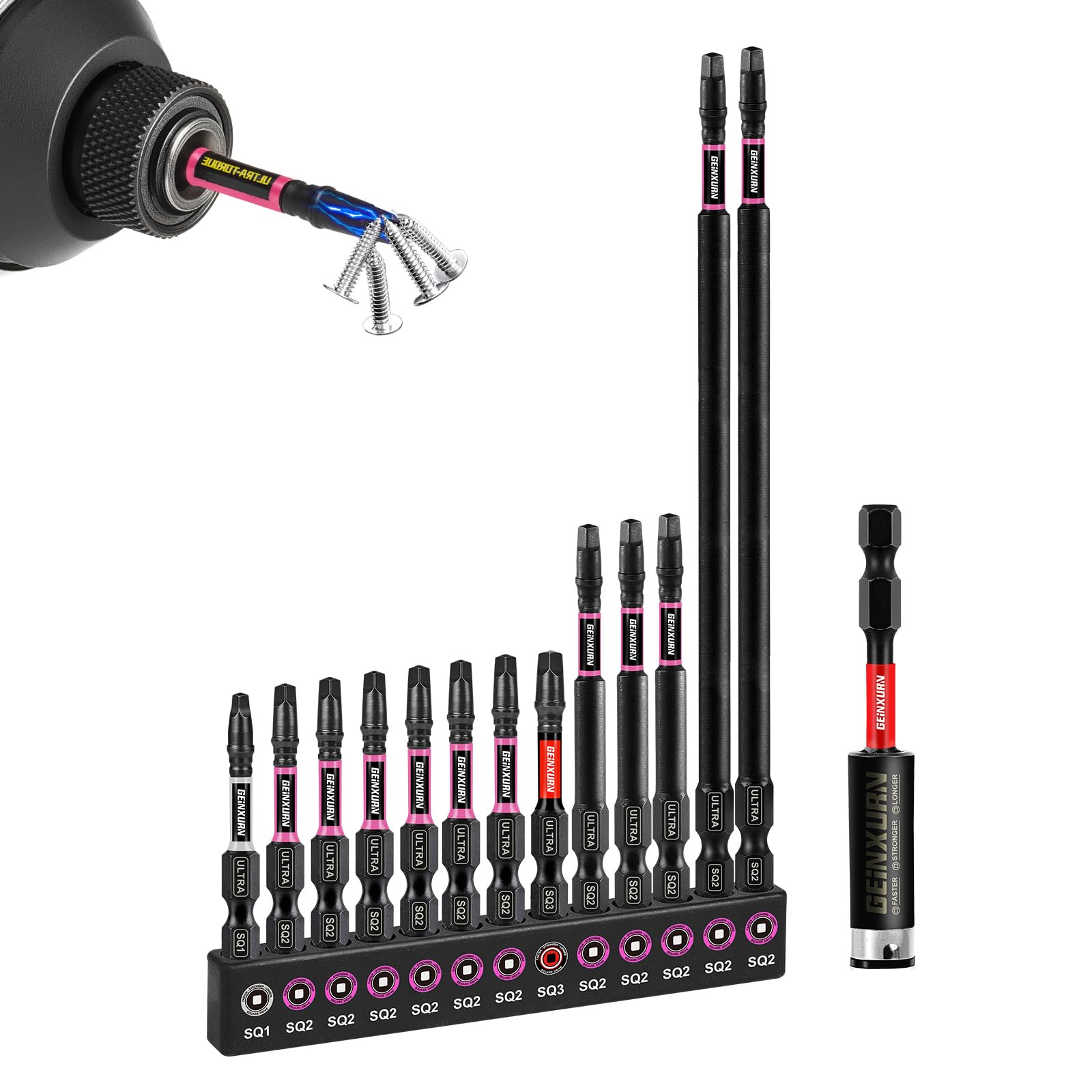 Geinxurn 13-Piece Impact Torx Screwdriver Set -12 Geinxurn 13-Piece Impact Torx Screwdriver Set -12