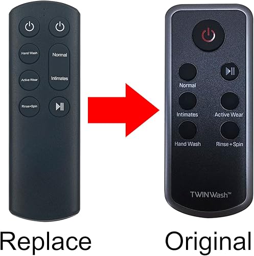 Miniatura 2 de AGF78364301 - Mando a distancia de repuesto compatible con lavadora LG WD100C WD200C WD205C Series