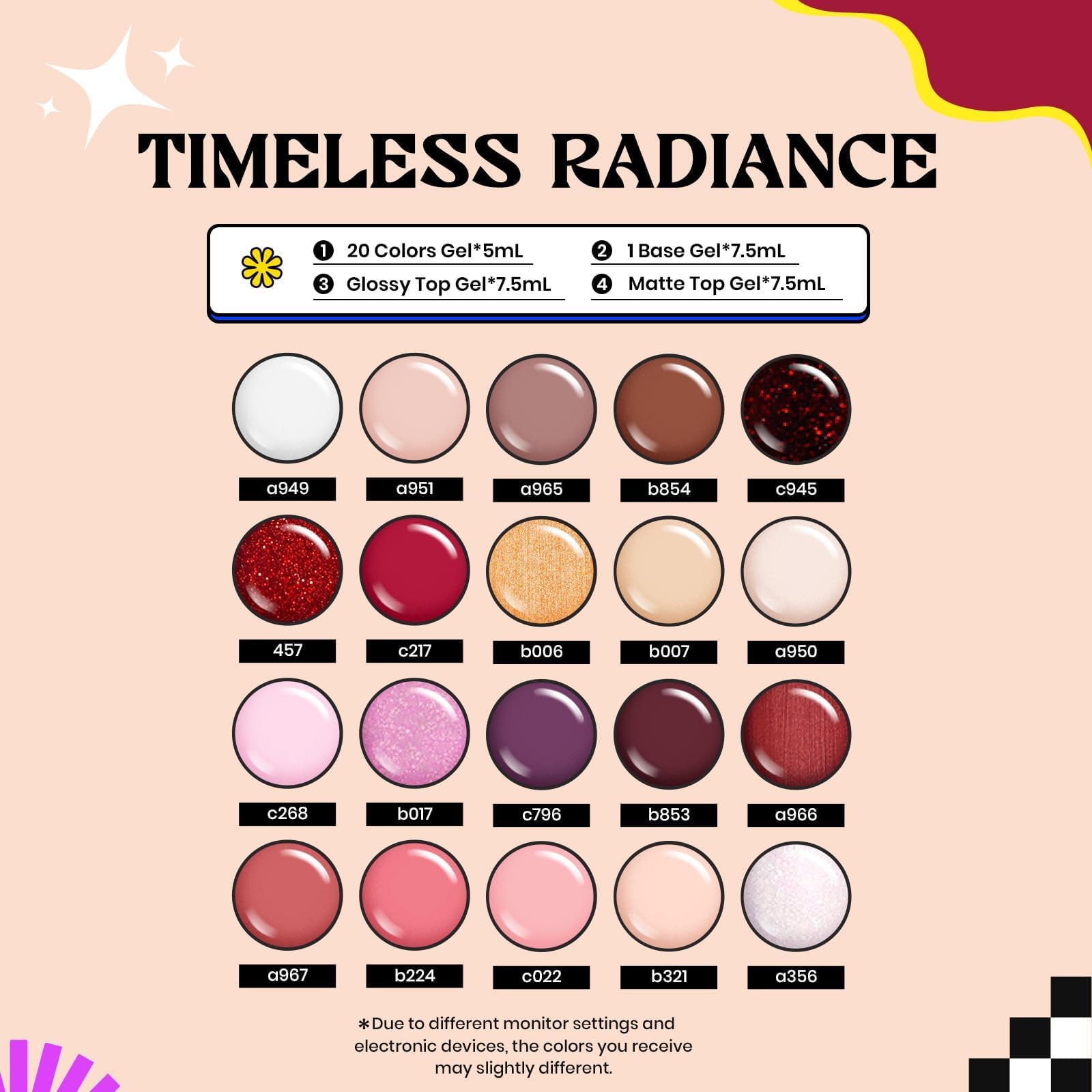 L’Oreal Paris Paris Extraordinaire Gel-Lacque 1-2-3 Nail Color Set 10-Piece Collection Random