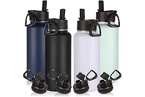Volhoply 32 oz Insulated Water Bottle Sets of 4