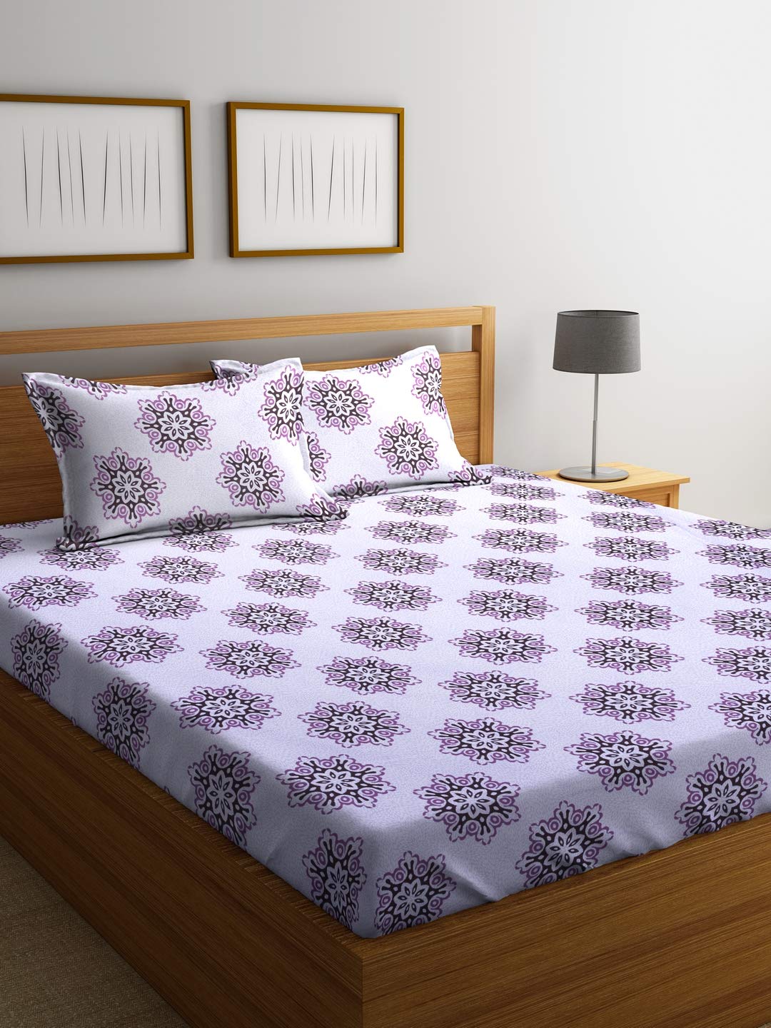 104 TC Cotton Double Bedsheet 