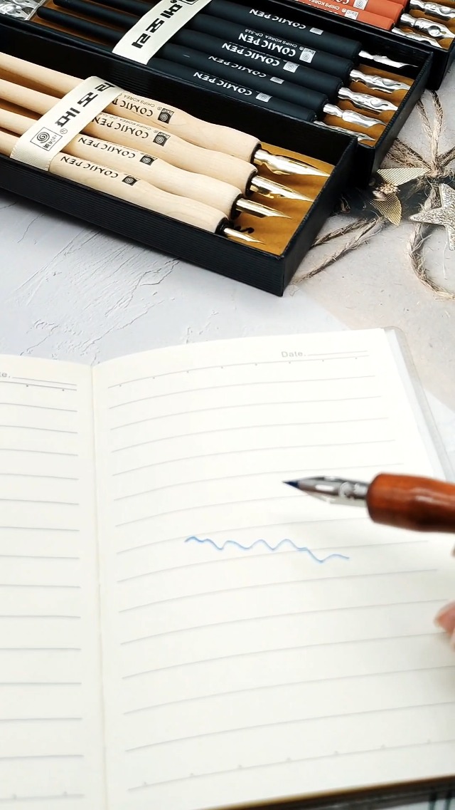 SIPLIV Manga Pen Set - 5 Federhalter Mit Zubehör Für Comic-Zeichnung