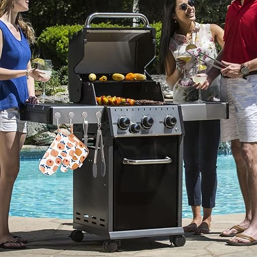 Miniatura 5 de Ganchos magnéticos, ganchos magnéticos de acero inoxidable 304 resistentes para parrilla de refrigerador, imán fuerte con ganchos para cocina del