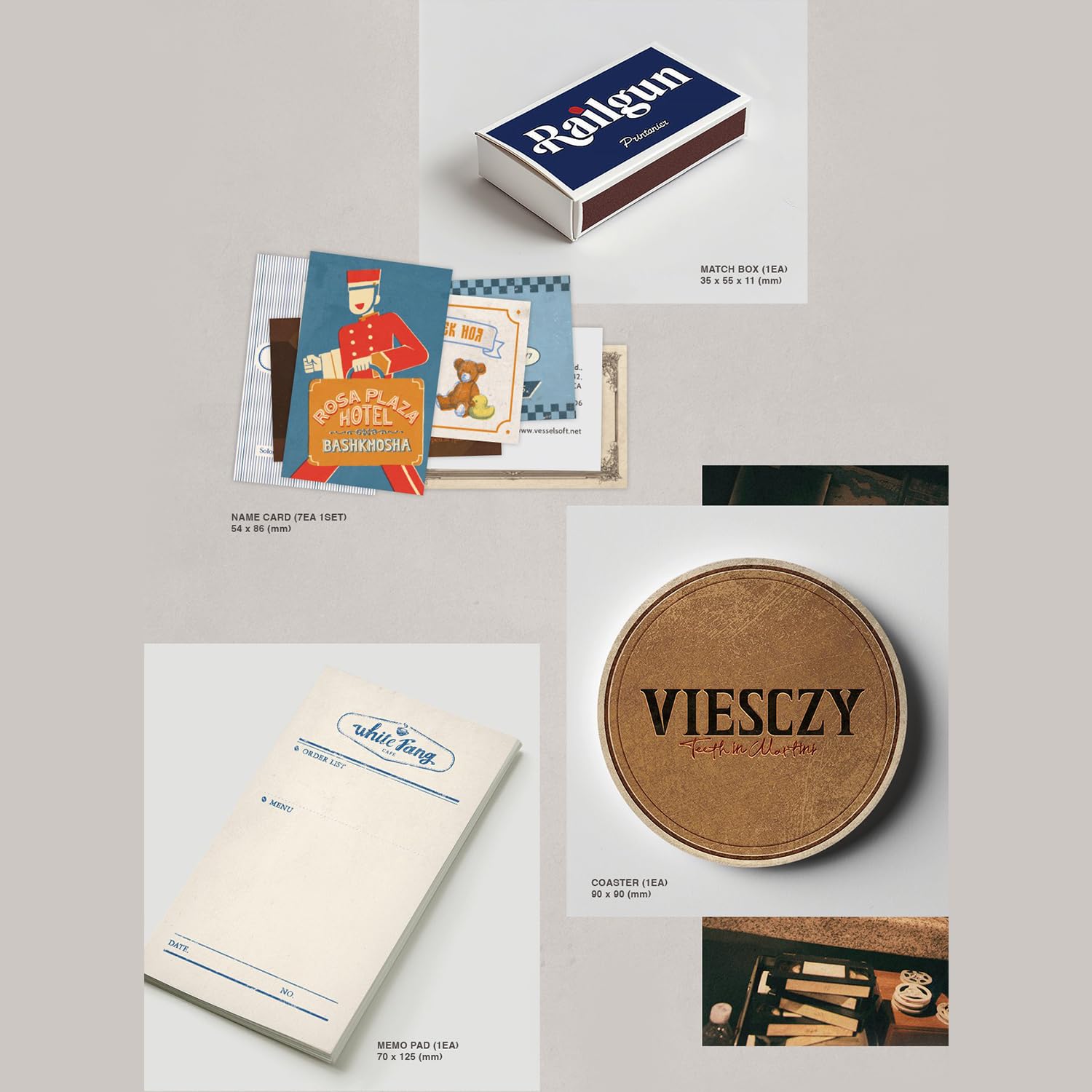 ENHYPEN - [MEMORABILIA] (Moon ver.) Keychain + ID Card + Name Card + Coaster + Memo Pad R + Postacard + Lyric Sheet + Photocard + Sticker + Ticket + 2 Pin Badges + 4 Extra Photocards