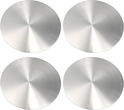 X AUTOHAUX 4 unidades, 2.953 in, tono plateado, universal, tapacubos, emblema, insignia, calcomanía