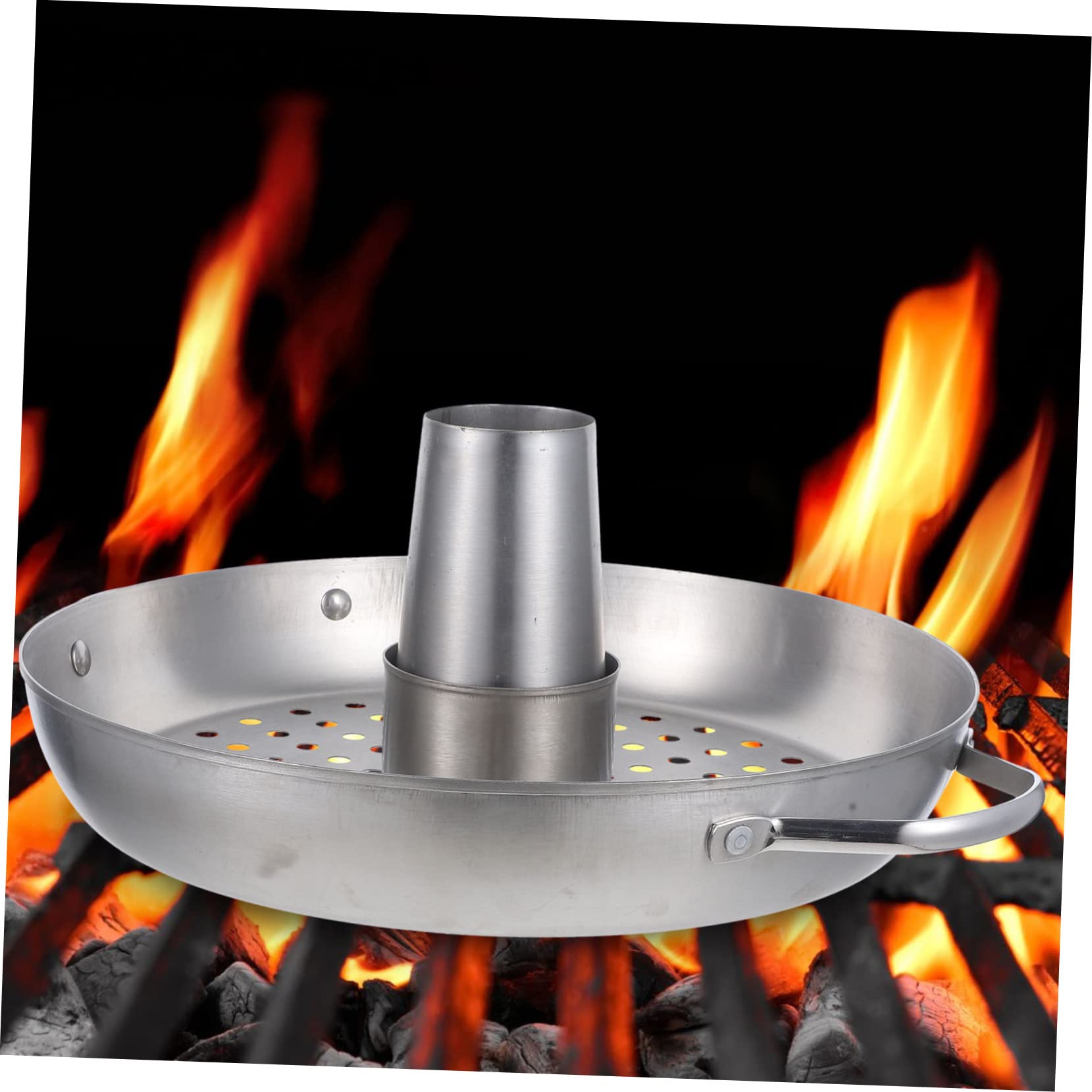 YARNOW Supporto per Arrostire Il Pollo in Acciaio Inox Verticale per Facilitare Lo Scolo dei Grassi E La Cottura