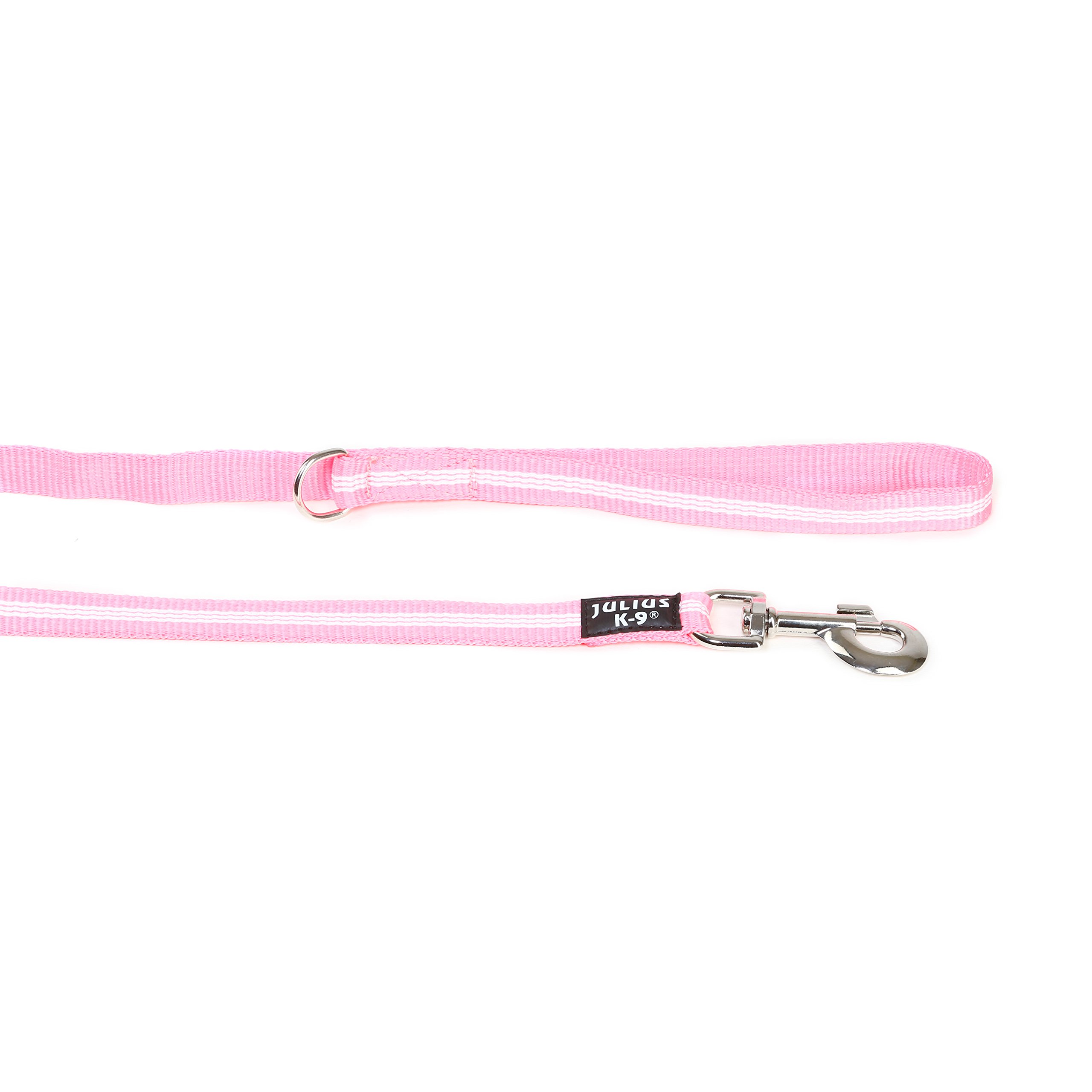IDC Tubular Webbing Leash with Handle and D-Ring, 19 mm x 1.8 m, Pink, 19 mm x 1,8 m with D-Ring - Image 2